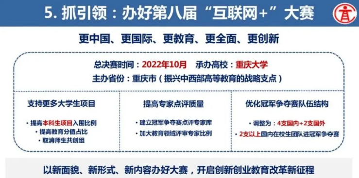 重大变化，这项赛事取消师生共创组、提高本科生项目入围比例······
