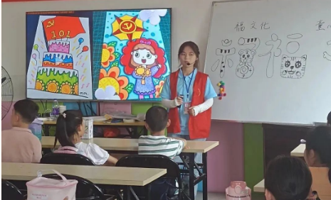 “逐光助梦”支教队实践纪实③ | 红色课堂润童心，红色基因共传承