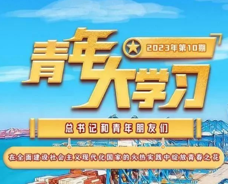 青年大学习：在全面建设社会主义现代化国家的火热实践中绽放青春之花（附上期学习情况排名）