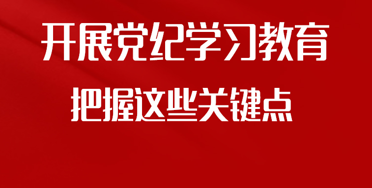 开展党纪学习教育 把握这些关键点